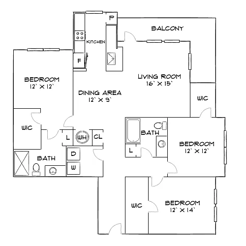 Floor plan Design 3A