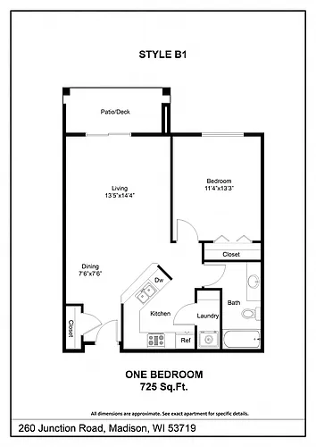 Floor plan Style B1