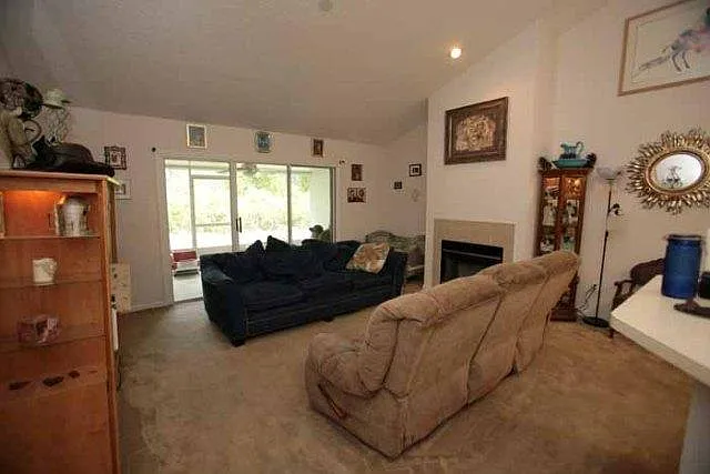 Living Room (old photo only to show scale with furniture)
