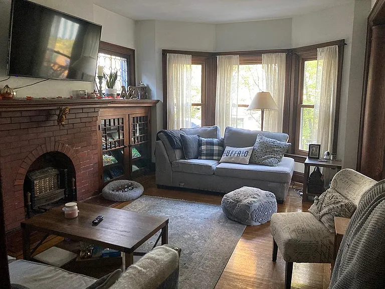 living room with furniture