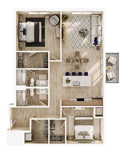 Floor plan Span