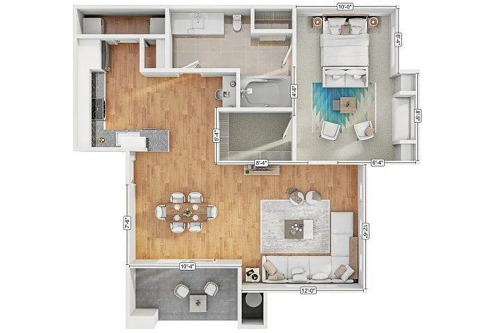Floor plan 1C1