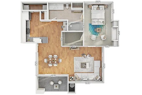 Floor plan 1C1