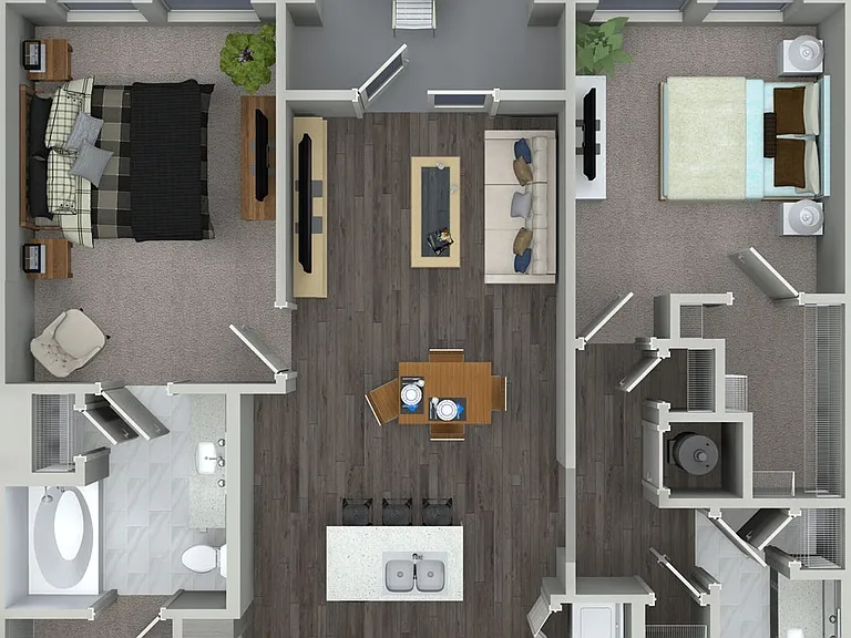 555 Ross - B14 - 2 Beds - 2 Baths - 1070 Sq. ft.