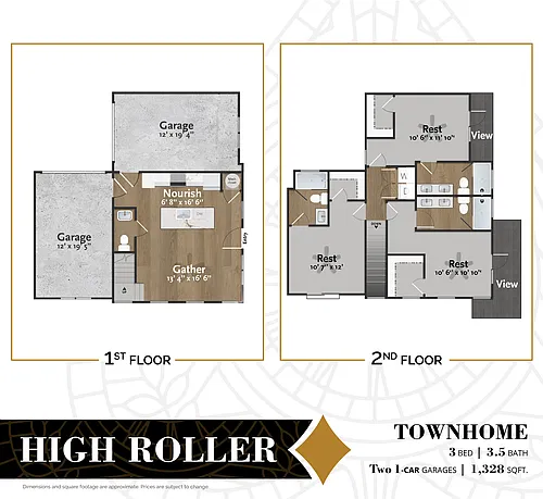 Floor plan High Roller