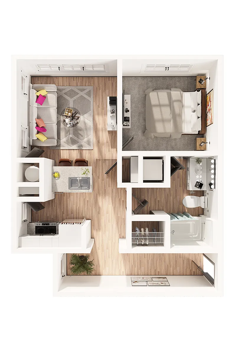 Floor plan A1C