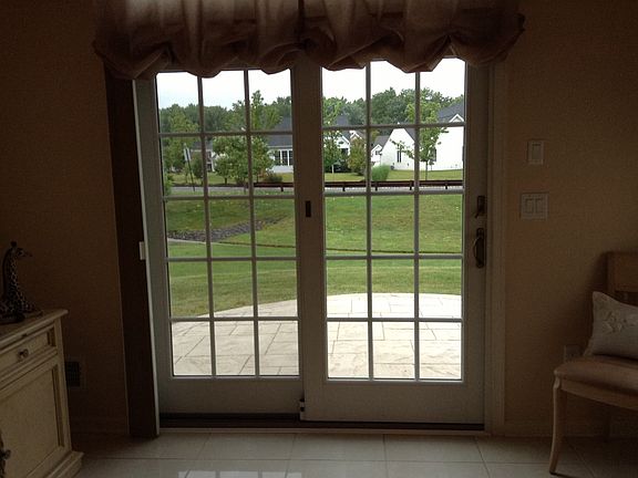 Sunroom looking out to patio