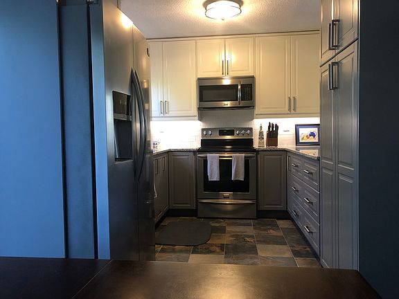 Eating nook view/huge pantry