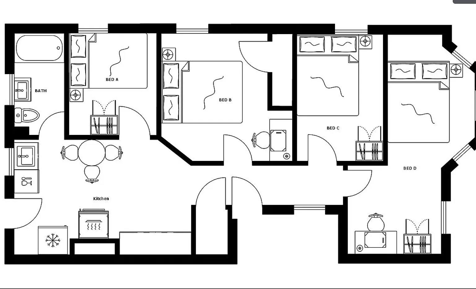 3 bed, 950 sqft, $3,300 — Photo 1