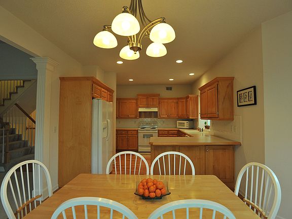 Kitchen has lots of storage