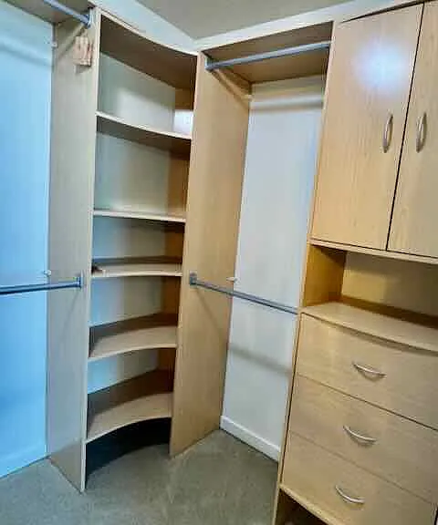 built in closets