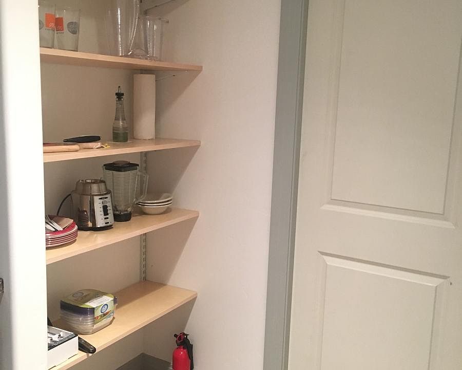 Pantry shelves - will supply dishes as needed