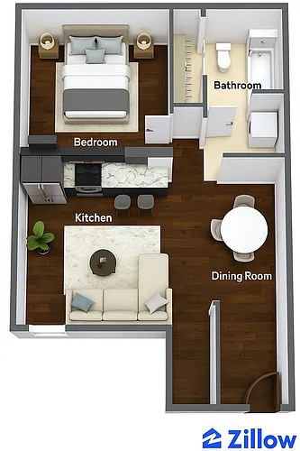 Floor plan 1X1