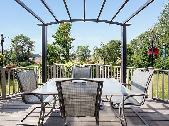 Deck off of dining room