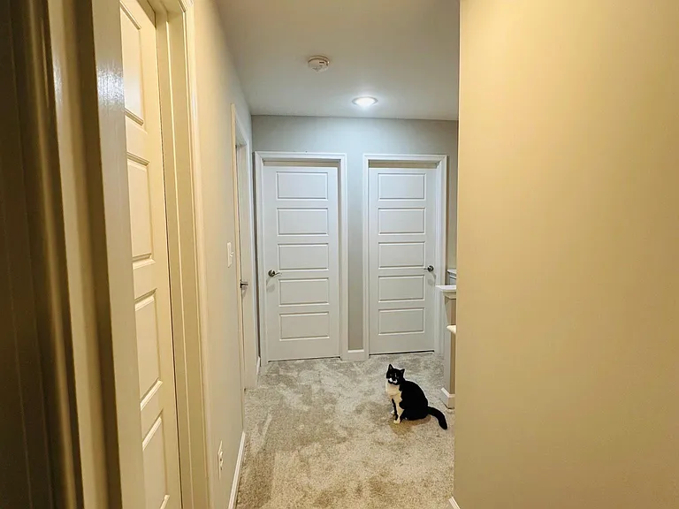 hall from master bedroom