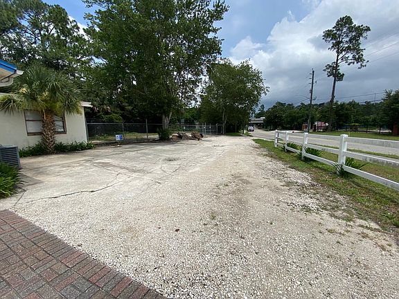 Parking space available outside of the gate.