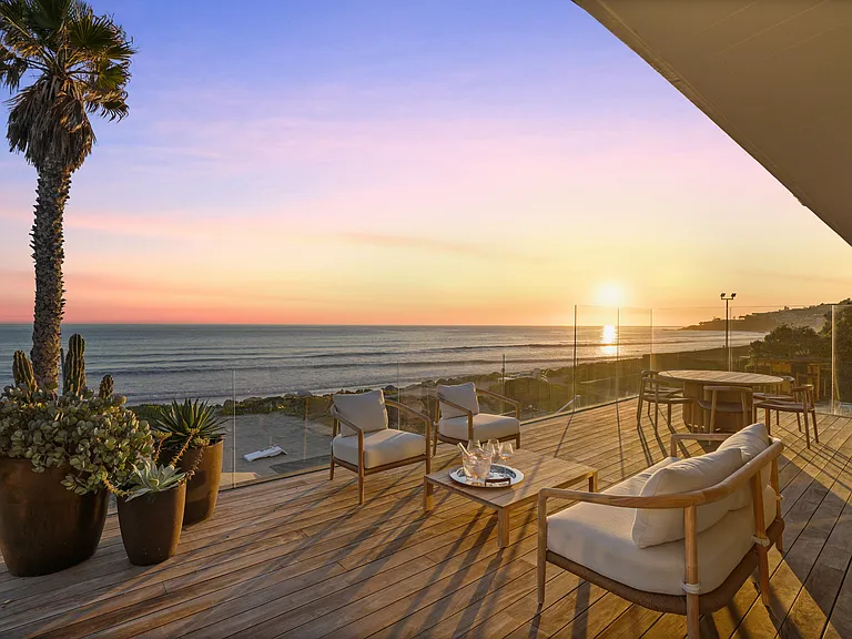 Your private front row to Malibu's most breathtaking sunsets.