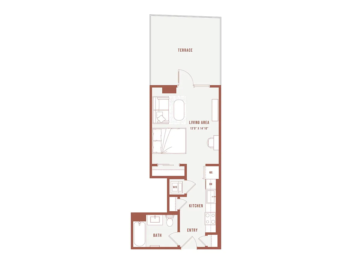 Floor plan Colette Co-Living F4
