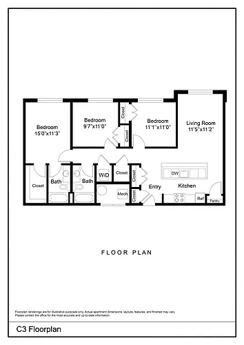 Floor plan C3