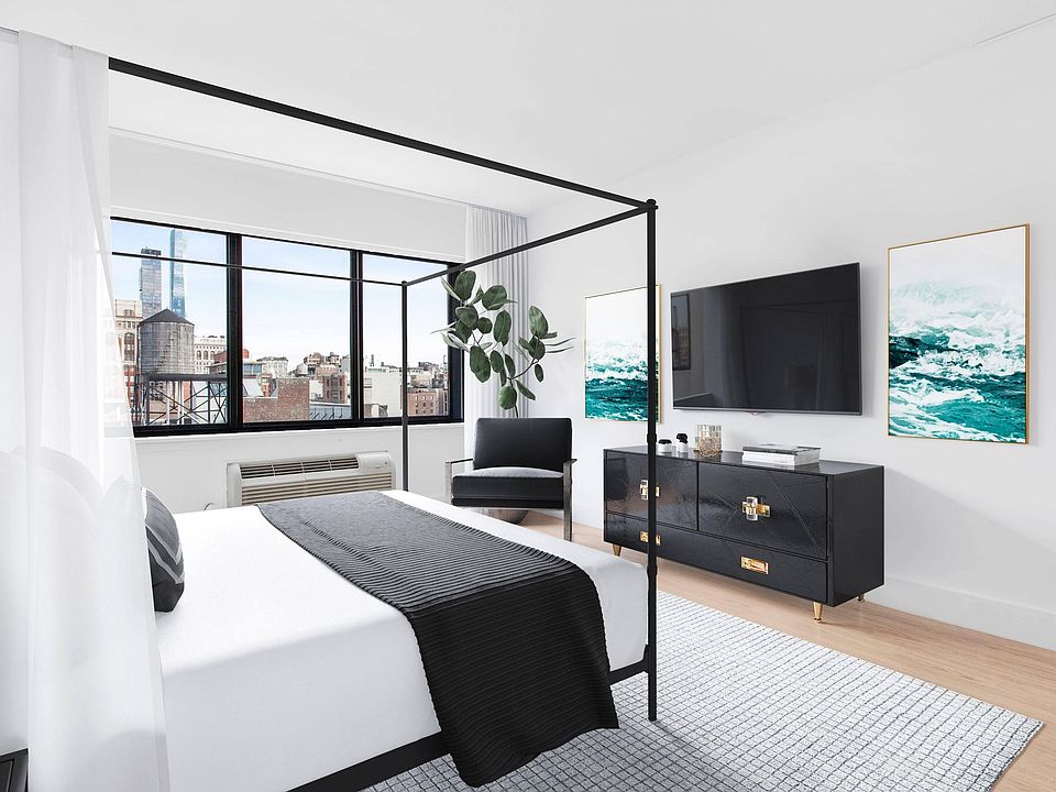 Bedroom with beautiful views of the city
