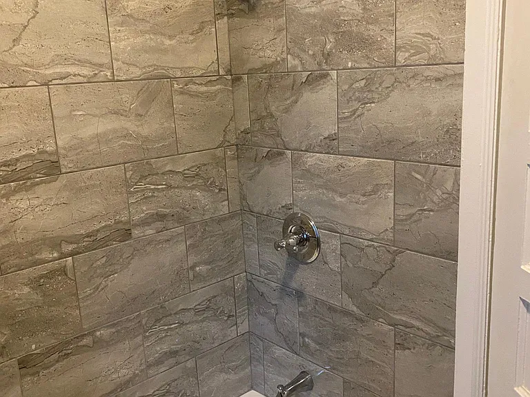 New Tile Shower and Tub, All new Plumbing