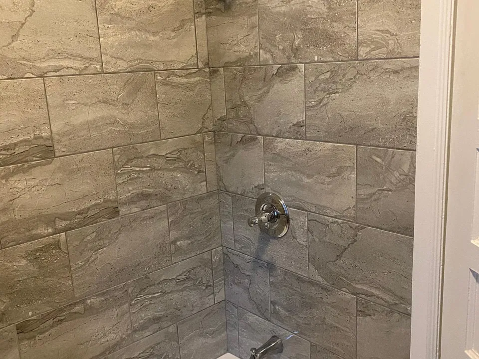 New Tile Shower and Tub, All new Plumbing