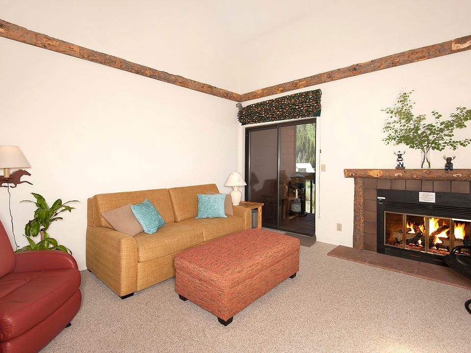 Living room w/ full-size pull-out couch