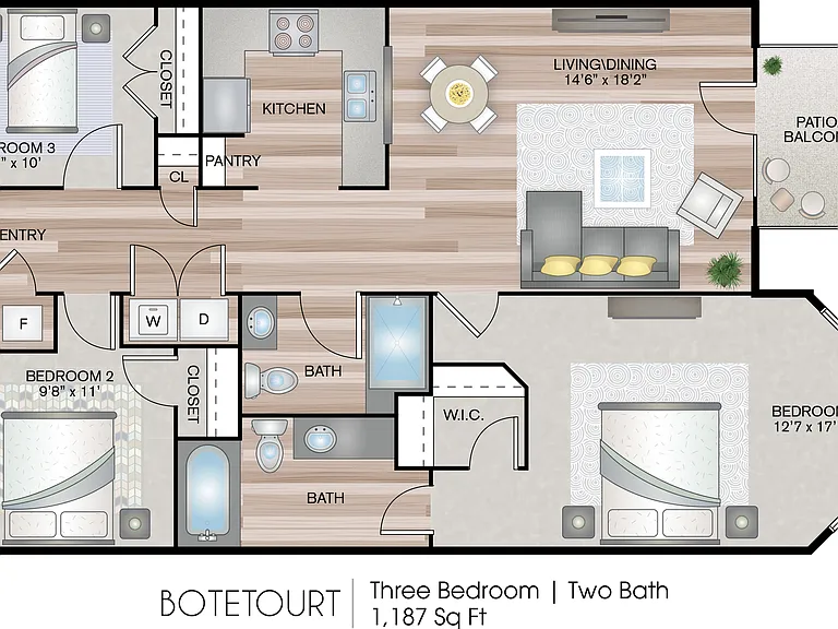 1187 Square Feet 1187 Square Feet