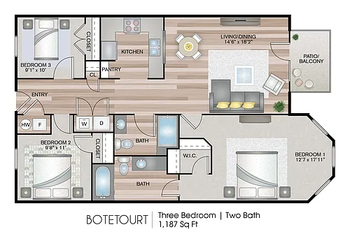 Floor plan Botetourt