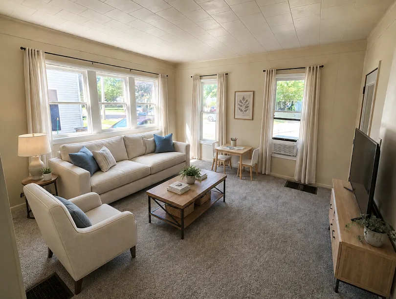 Living Room with lots of light and windows!