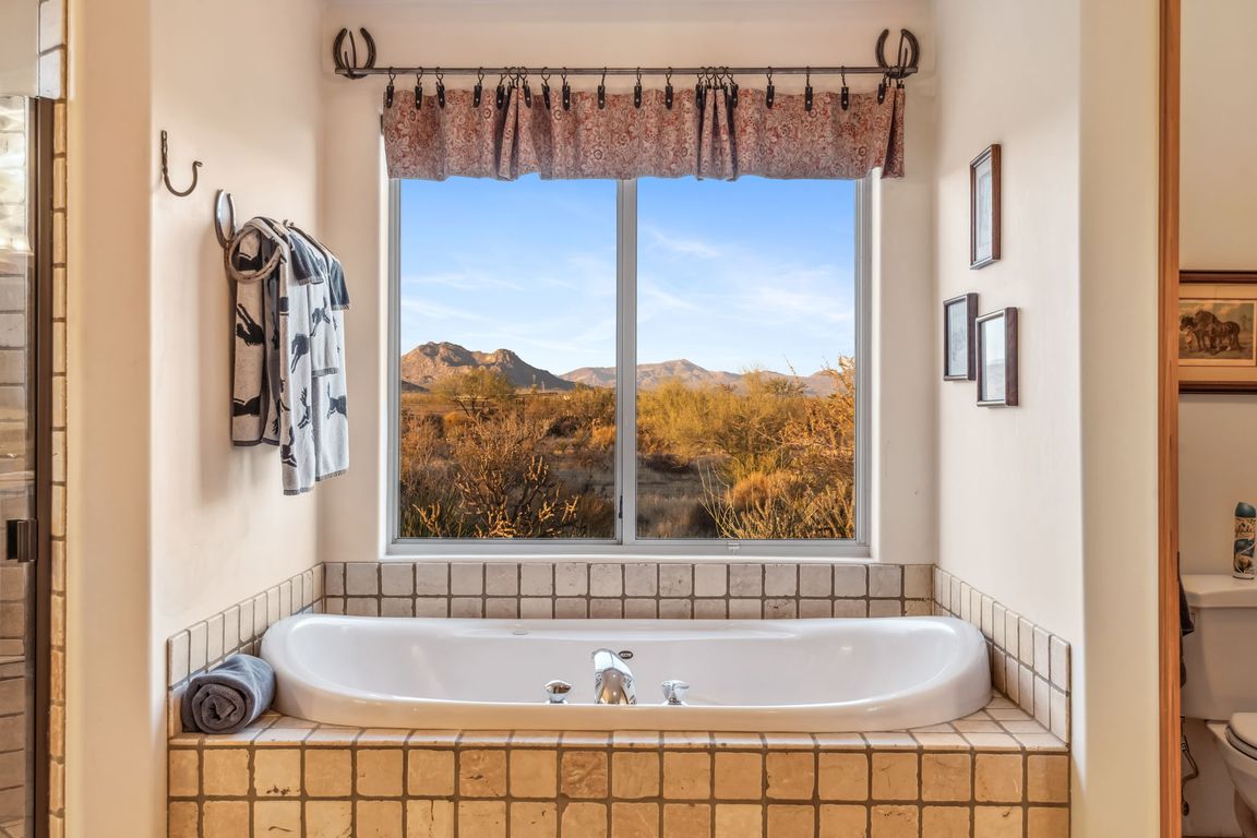 Jacuzzi Soaking Tub Overlooking the Sonoran Desert