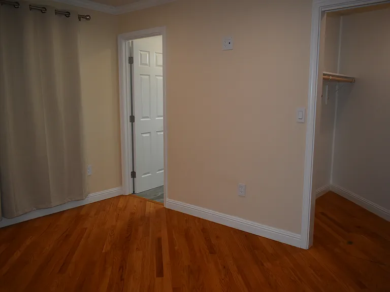 Bath and closet from the bedroom.