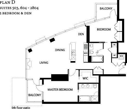 3rd image of 700 W E St Unit 2604