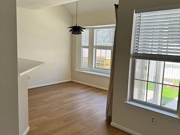 Eat in dining area opens to kitchen and living room