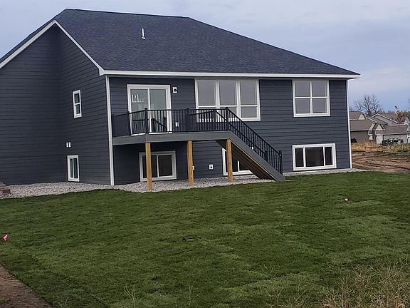 backyard deck with stairs
