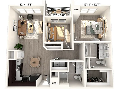 Floor plan B1