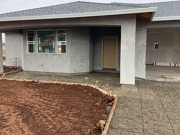 Outside of the house near front door