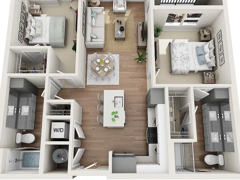 The Sawyer Providence Farm - B1 - 2 Beds - 2 Baths - 954 Sq. ft.