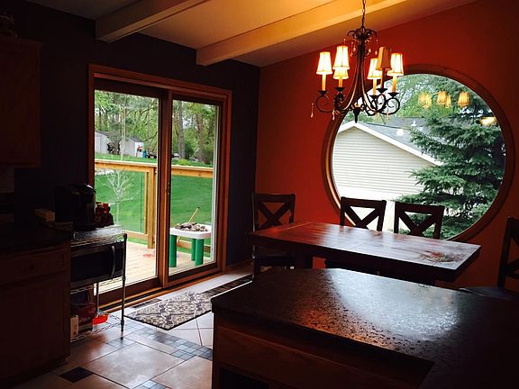 Dining room is open to the kitchen area.