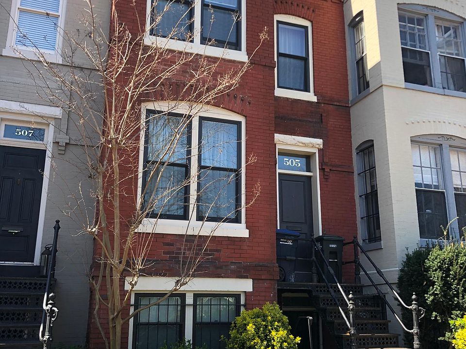 Historic townhouse at 10th & Penn. Across from The Hill Center and near Eastern Market metro. Features cast iron entrance with updated windows and doors