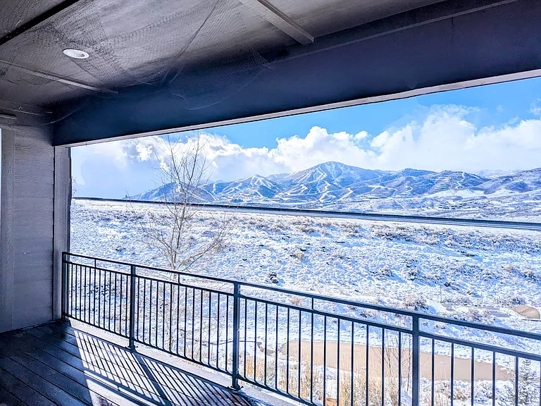 Enjoy the amazing view on your covered deck.