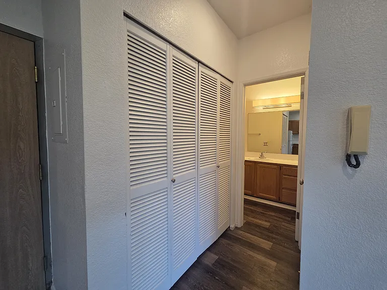 Unit 101 Washer and Dryer Closet