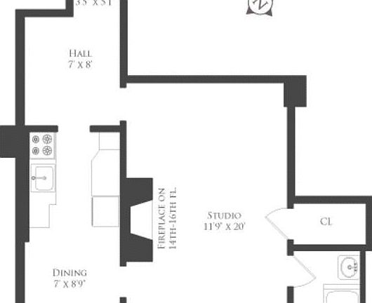 2nd image of 865 Un Plz APT 10B
