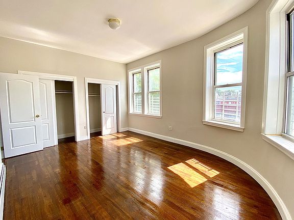 Corner Bedroom with double closets