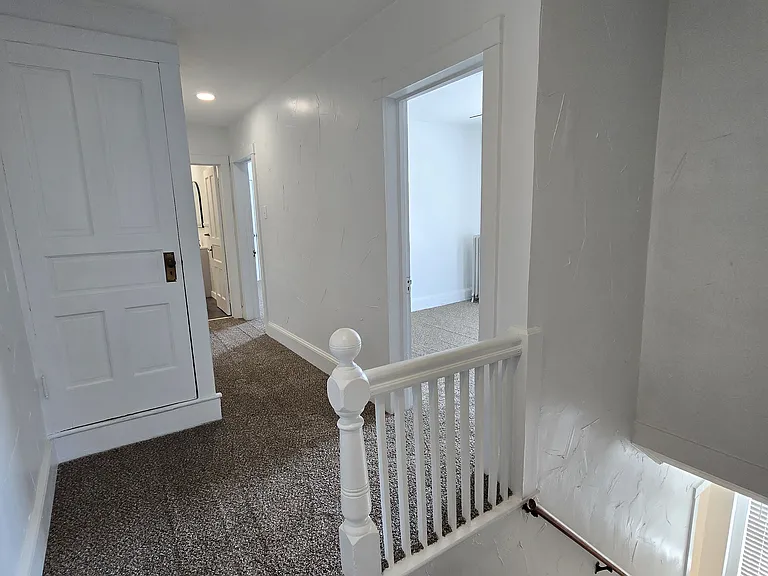 2nd Floor Hall (3 bedrooms, full bathroom, sunroom/enclosed back porch)
