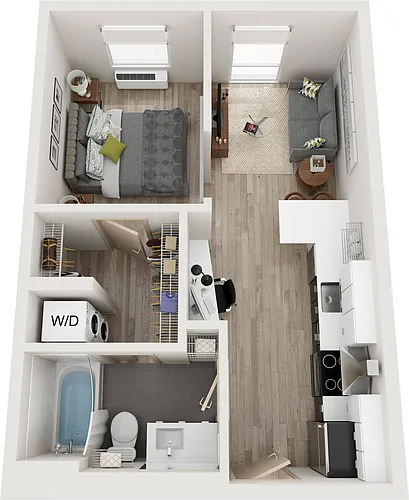 Floor plan Q