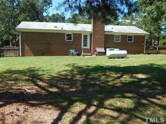 Home has a large backyard that is fenced in.  Very private!