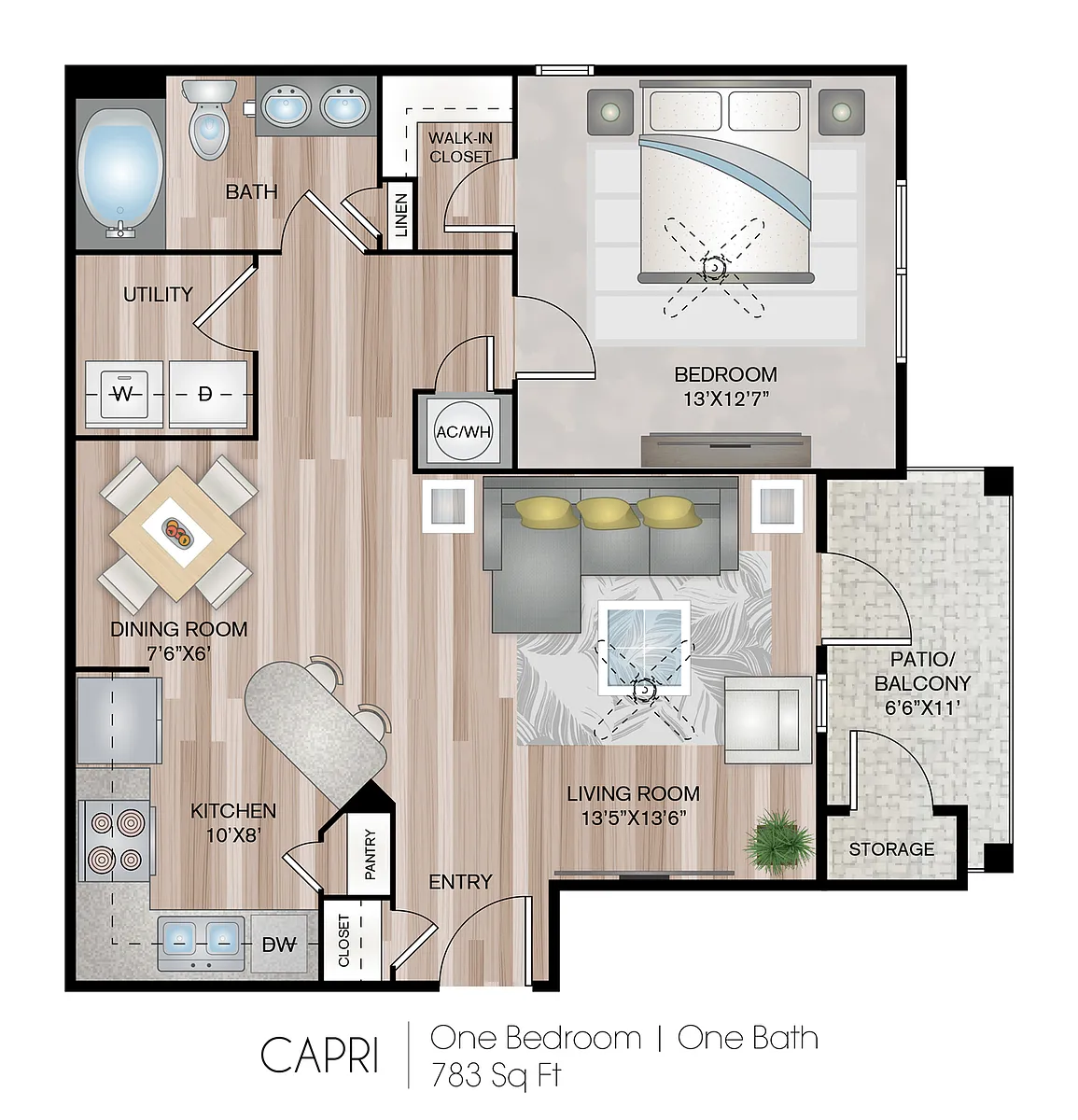 Floor plan Capri