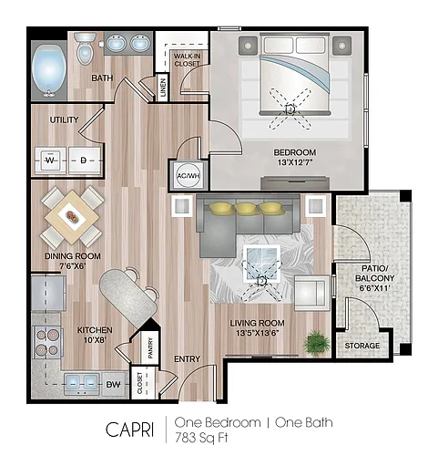 Floor plan Capri