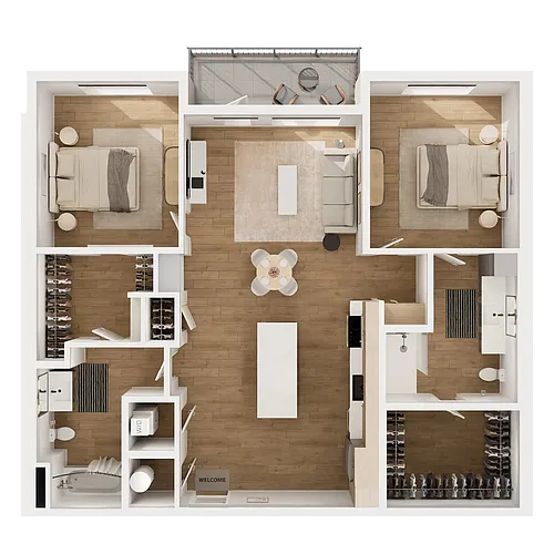 Floor plan B1A